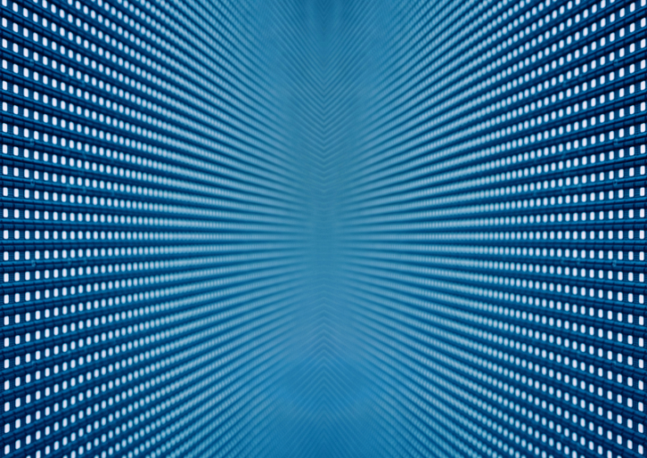 Evolution of lighting: image shows thousands of LED bulbs.